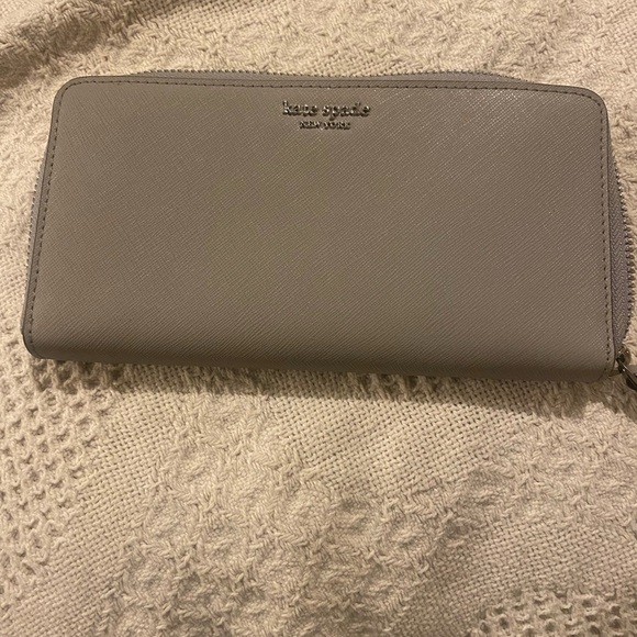 kate spade Handbags - Kate Spade Gray Wallet